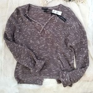 Express speckled sweater.